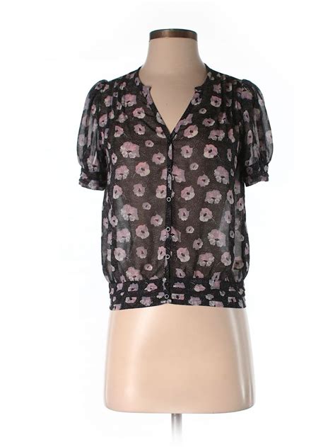 Check It Out Pins And Needles Short Sleeve Blouse For 11 99 On Thredup