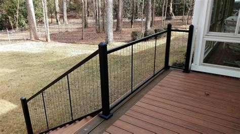 Decks With Trex Transcends And Fortress Cable Railing Traditional House Exterior Other