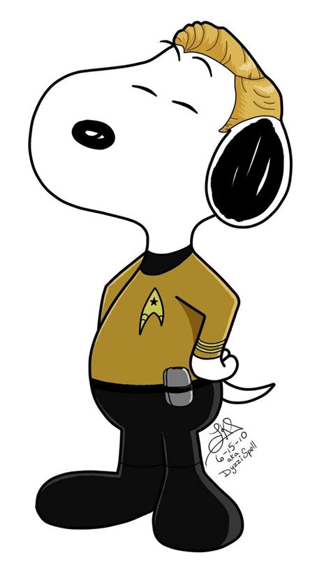 Snoopy T Kirk. Star Trek | Star trek artwork, Fandom star trek, Star trek art