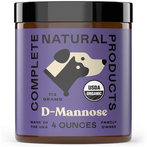 Organic D Mannose Powder For Pets 4oz Pure D Mannose By Complete