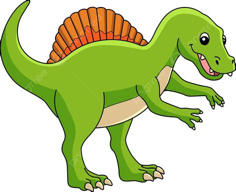 Spinosaurus Dinosaurio Dibujos Animados De Colores Clipart Ni Os