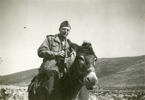 Alan Bucher riding a donkey in Cerignola, Italy in 1945 | The Digital Collections of the ...