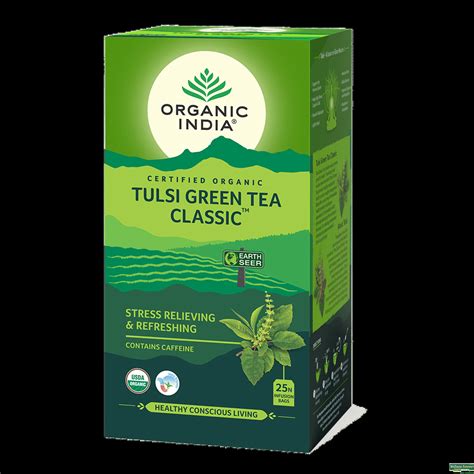 Buy Organic India Infusion Tea Bags Tulsi Ginger 25 Bags Online At