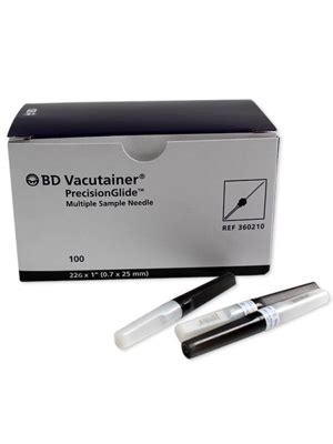 Bd Vacutainer Blood Collection Precisionglide Needle G X Black