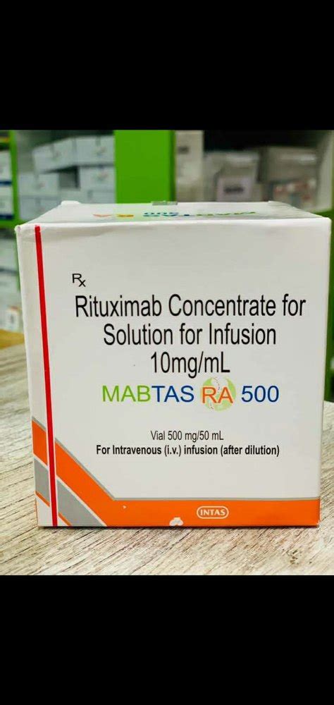 Rituximab 500mg 50ml Intas Mabtas Ra 500 Mg Injection 50ml In 1 Vial