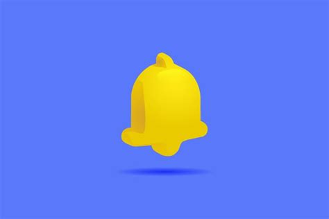 3d Bell Design Vector Isolated Graphic By Muhammad Rizky Klinsman · Creative Fabrica