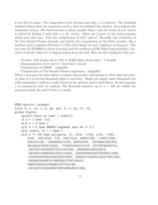 An Efficient Algorithm For The Computation Of Bernoulli Numbers Pdf