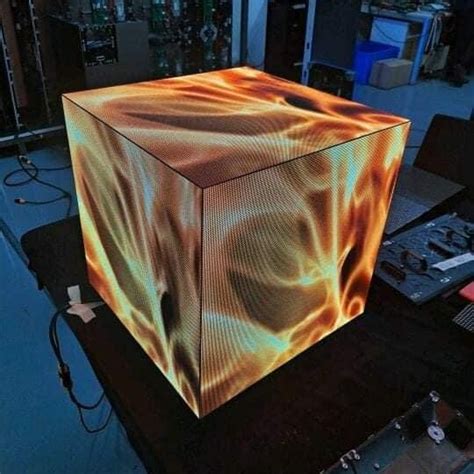 Four Sided Sided X Mm P Hd Led Cube Display Screen China