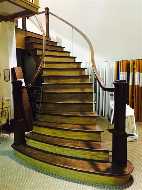 Our Two Toned Stained Staircase Is Ready For Its Balusters And We Cant