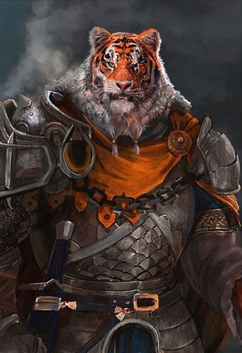 Knight Tiger A Stas In 2022 Fantasy Character Design Character Art