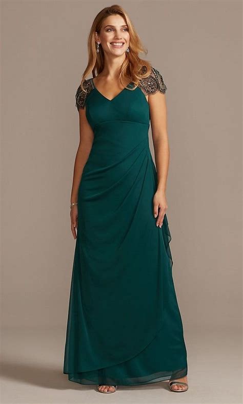 Green Mother Of The Bride Dresses Dress For The Wedding Embellished