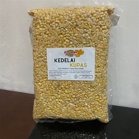 Jual Kacang Kedelai Kupas Kg Organik Soybean Non Gmo Kedelai Lokal