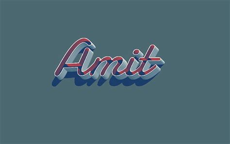 Amit Name Style