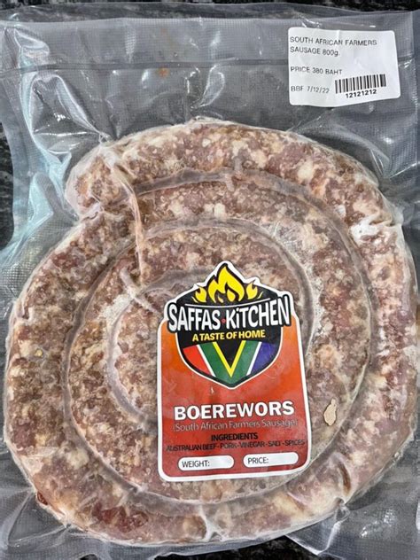 Saffas Kitchen Boerewors G The Pantry Expat Food Beverage