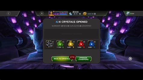 4x Greater Banquet Crystal Opening Mcoc Youtube