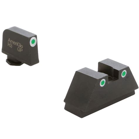 Ameriglo Optic Compatible Tall Xl Frontrear Tritium Sight Set For