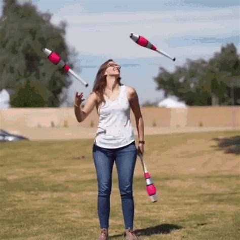 Toss Bowling Pin Juggling GIF - Toss BowlingPinJuggling Juggling ...