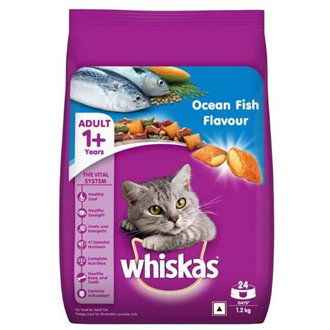 Whiskas Adult Years Dry Cat Food Ocean Fish Flavor Cp Vet Pet