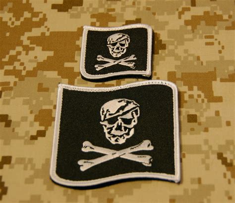 Nswdg Blue Squadron Embroidered Uniform Patch Set Nswdg Bandw Seal Team 6