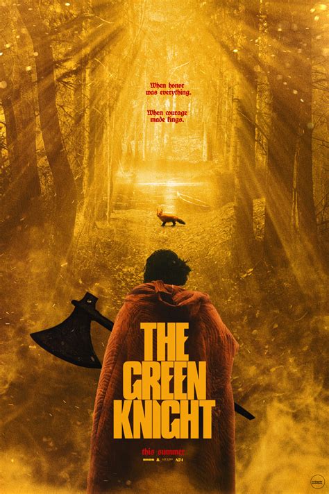 The Green Knight (2021) | Poster By Snollygoster.productions