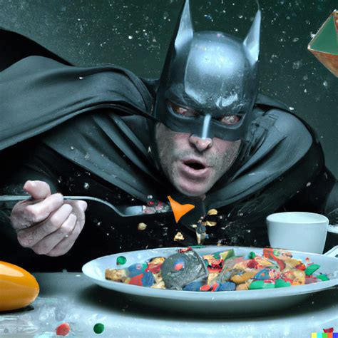 Batman Eating