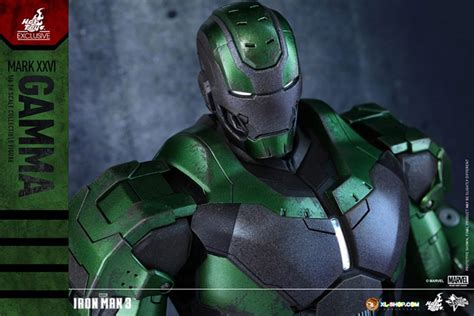 Hot Toys MMS Iron Man Th Scale Gamma Mark XXVI Collectible Figure Hot Toys