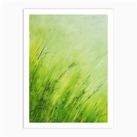 Green Grass 1 Art Print by gimitotori - Fy