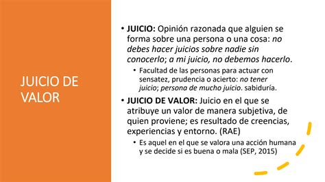 Solution Juicio De Valor Studypool