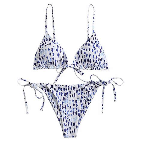 Encomedreat Bikini Set Bikini Sexy Da Donna Con Stampa A Pois