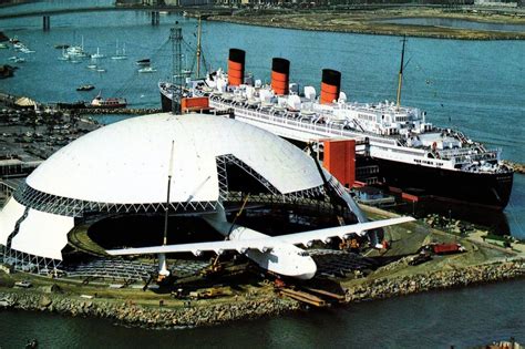 Howard Hughes Spruce Goose Joining The Queen Mary Attraction At Long