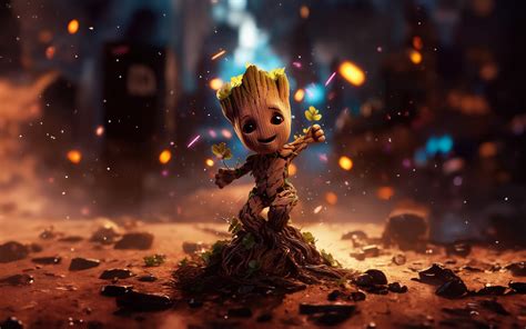 3840x2400 Baby Groot Overflowing Joy 4k Hd 4k Wallpapersimages