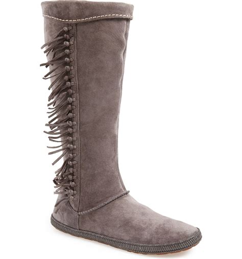 Ugg® Australia Mammoth Water Resistant Knee High Fringe Boot Women Nordstrom