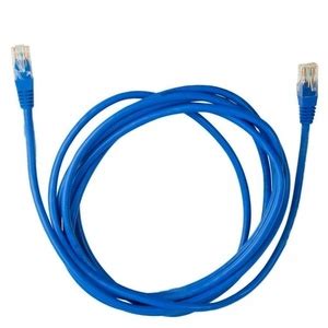 Cabo De Rede Cat 5e 2 5m Pc Ethu25bl Azul Patch Cord Plus Cable Leroy