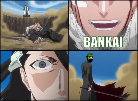 Create Meme Bleach Byakuya Vs Ichigo Rukia Bleach Meme Pictures