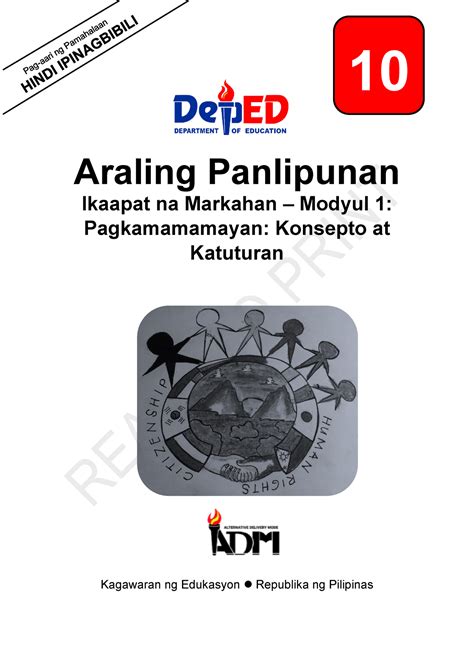 Ap10 Q4 Mod1 Pagkamamamamayankonseptoatkatuturan V5 Araling