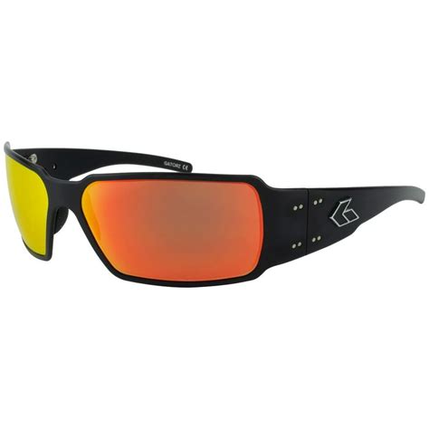 Gatorz Gatorz Boxster Black Frame Sunglasses With Sunburst Mirror