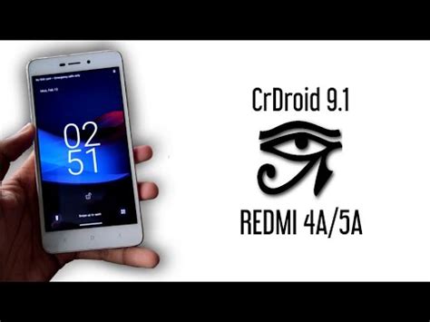 Custom Rom Redmi 4A CrDroid 9 1 Android 13 Redmi 4A 5A YouTube