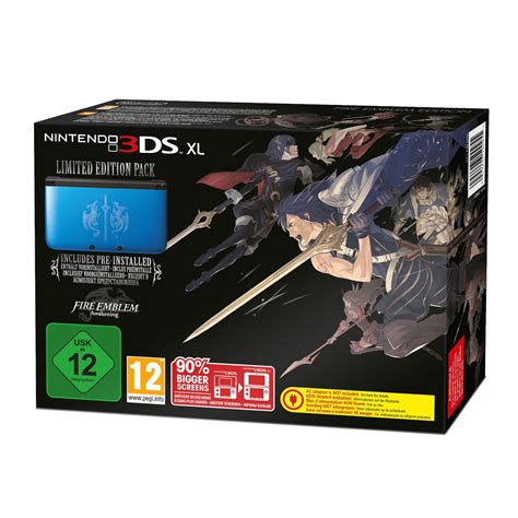 Nintendo 3ds Xl Bleue Fire Emblem Awakening Edition Limitée Console Nintendo 3ds Nintendo