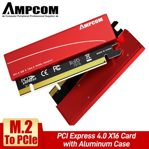 Ampcom M Pcie Nvme Adapter M M Key Nvme Ssd To Pci E Adapter