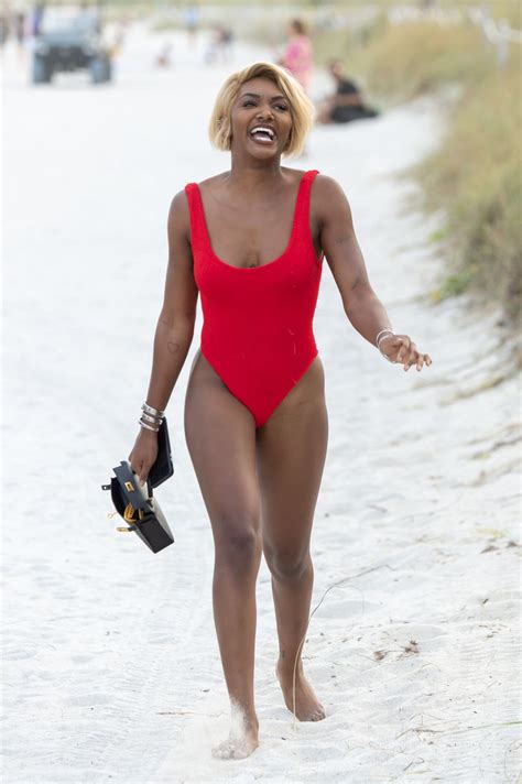 ELISA JOHNSON In Bikini At A Beach In Miami HawtCelebs