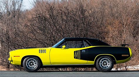 Multi Carbureted 1971 Plymouth Barracuda Is The Curious Yellow Treat Of