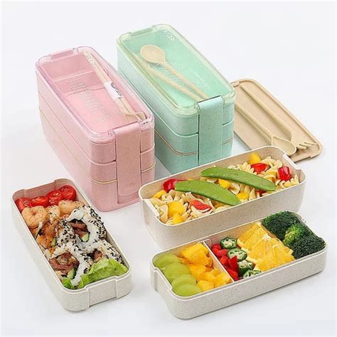 Jual Kotak Makan Bento Lunch Box Susun Dan Susun Random Susun