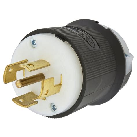 Locking Devices Twist Lock Industrial Male Plug 20A 250V 10A 600V