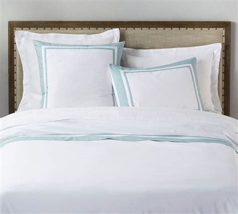 Parker Organic Percale Duvet Cover Pottery Barn