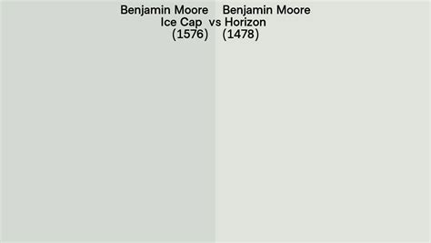 Benjamin Moore Ice Cap Vs Horizon Side By Side Comparison