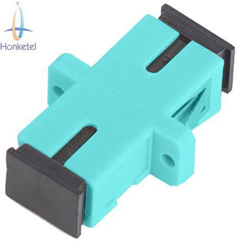 Aqua Housing Simplex Om3 Sc Fiber Optic Adapter For Multimode Fiber