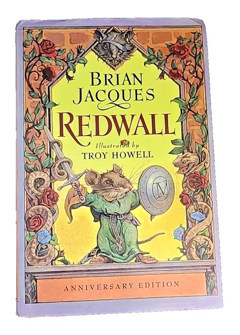 Redwall By Brian Jacques Hardcover Anniversary Edition 1st Impression