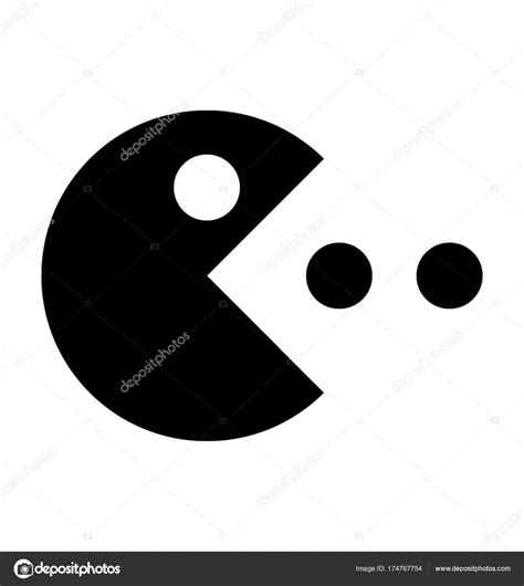 Pacman Vector Icon — Stock Vector © creativestall #174767754