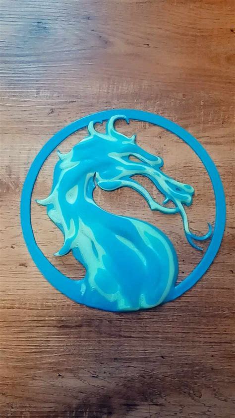 Mortal Kombat Logo / Gaming Wall Art / Wall Decor File for 3D Printing ...