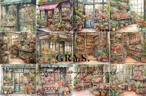 Grys Textured Decoupage Paper Dozen Flower Shop Redesigns